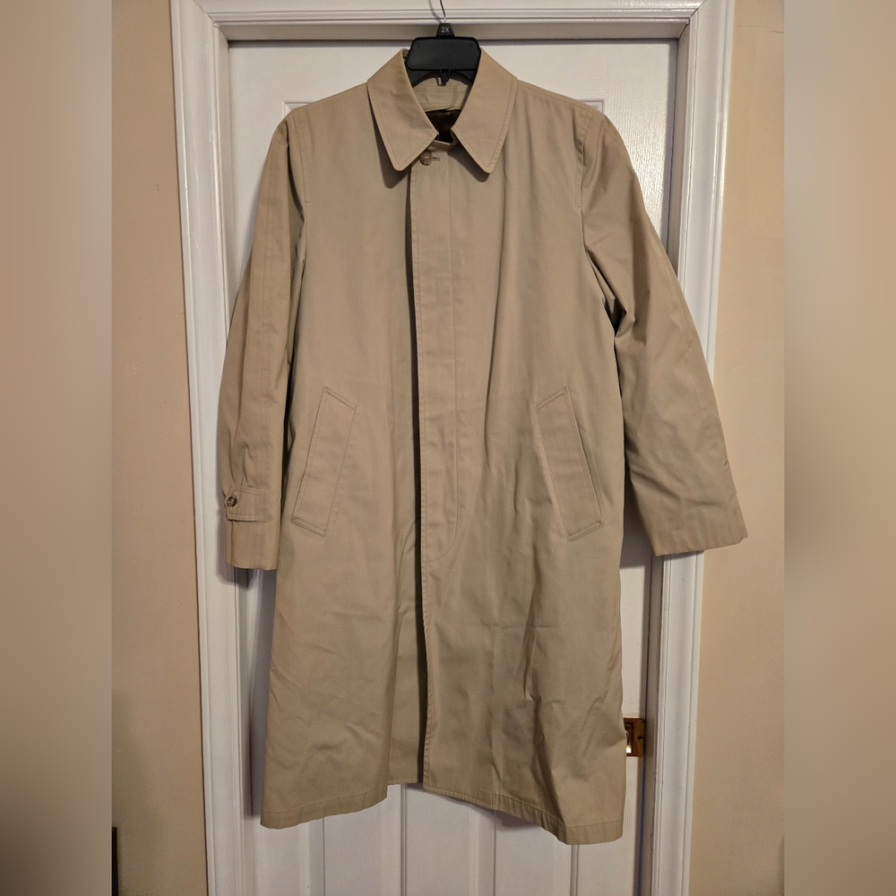 London Fog Men's Tan Trench Coat